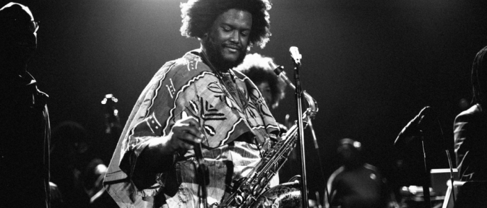 Kamasi Washington onstage