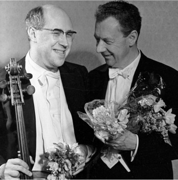 Mstislav Rostropovich and Benjamin Britten