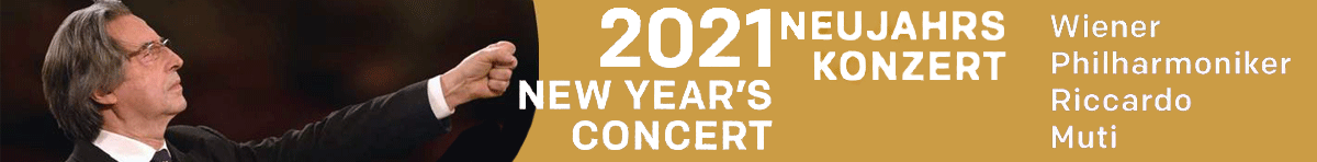 Neujahrskonzert 2021 / New Year's Concert 2021

Wiener Philharmoniker, Riccardo Muti